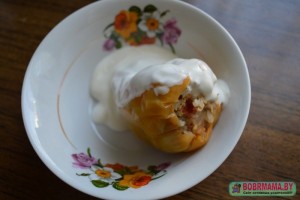 Фаршированные перцы в пароварке