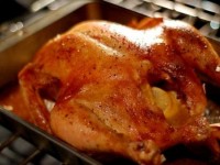 Курица, запеченная с грушами