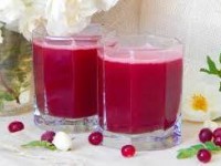 Компот из ревеня и сырой свеклы с изюмом