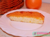 Творожная запеканка с апельсином