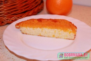 Творожная запеканка с апельсином